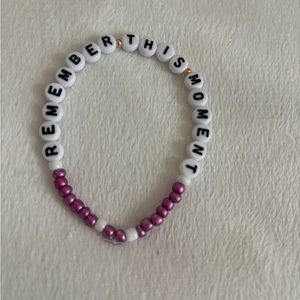 TS Friendship Bracelet - Remember This Moment